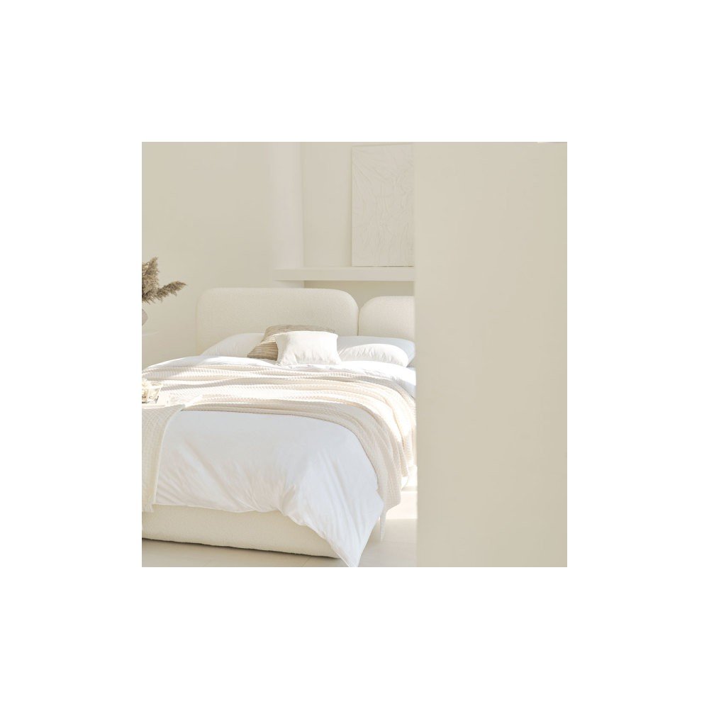 포스트모던 구겐하임 이지클린 / 부클레 호텔식 패브릭침대 SS/Q (매트리스 선택)