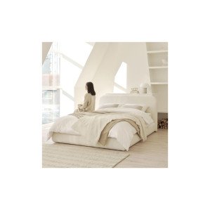 포스트모던 구겐하임 이지클린 / 부클레 호텔식 패브릭침대 SS/Q (매트리스 선택)