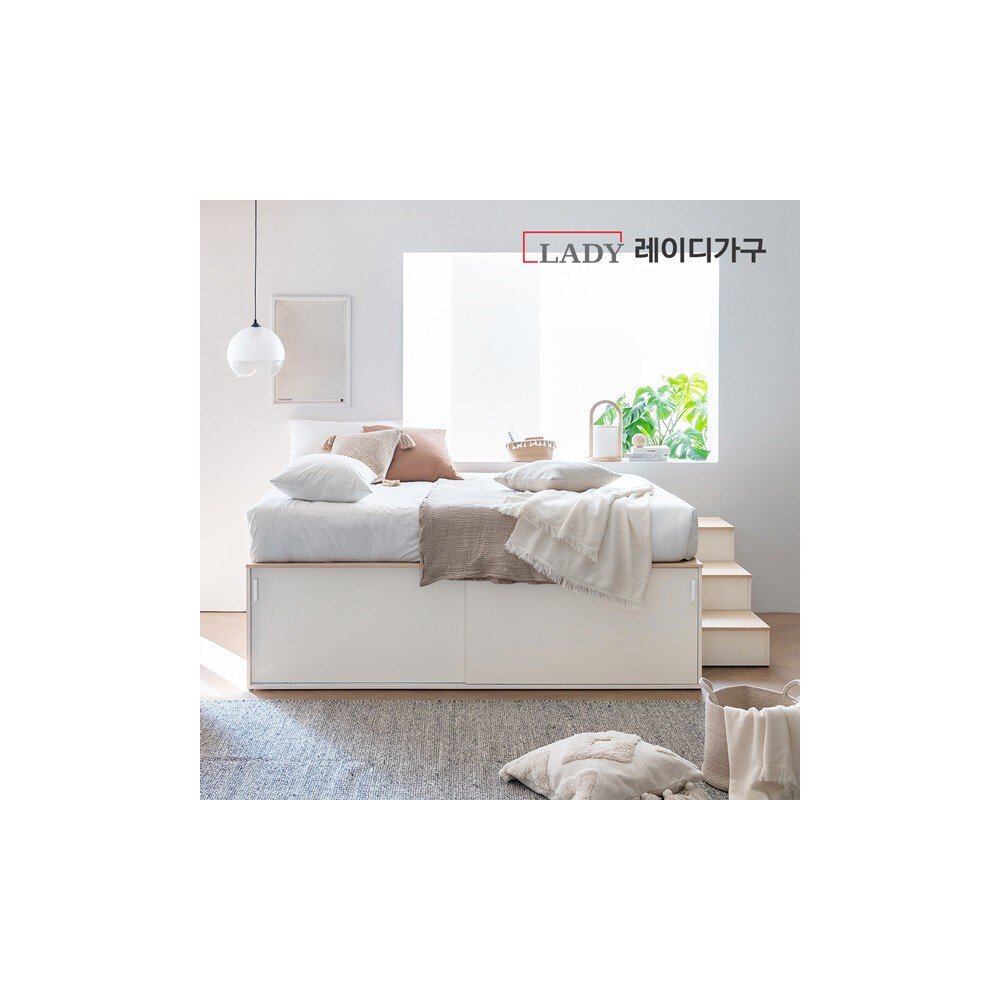 (10%쿠폰) 모노 빅 슬라이딩 평상형 수납침대 SS/Q