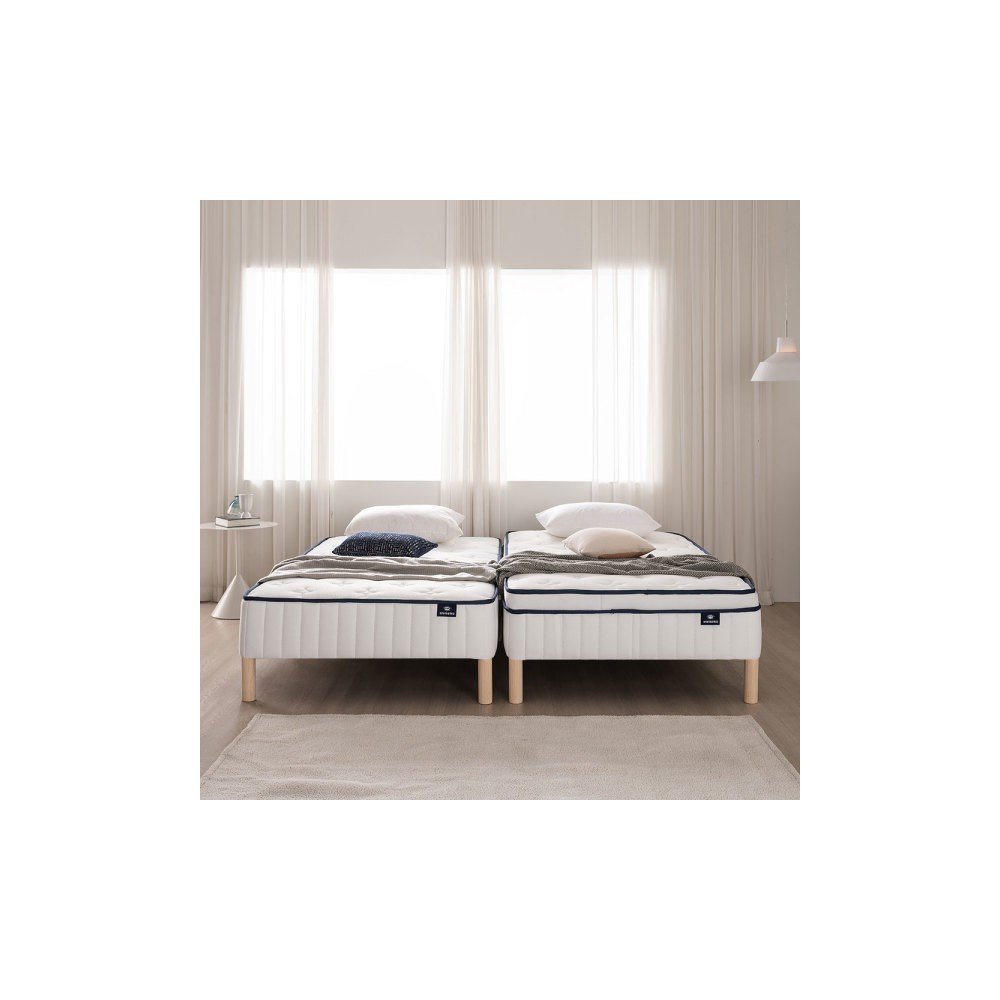 상일리베가구 루카 1인용 원룸 미니 매트리스 좁은방 일체형 싱글 슈퍼싱글 침대 (S/SS)