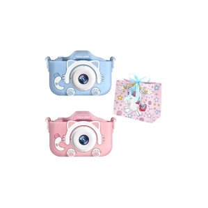 어린이카메라 키즈 유아 장난감 사진기 핑크 고양이
