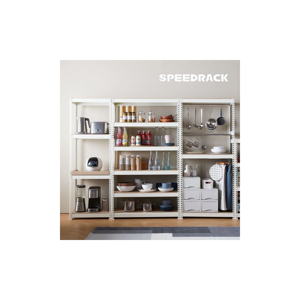 스피드랙 2/3/4/5단 무볼트 경량 조립식 앵글 선반