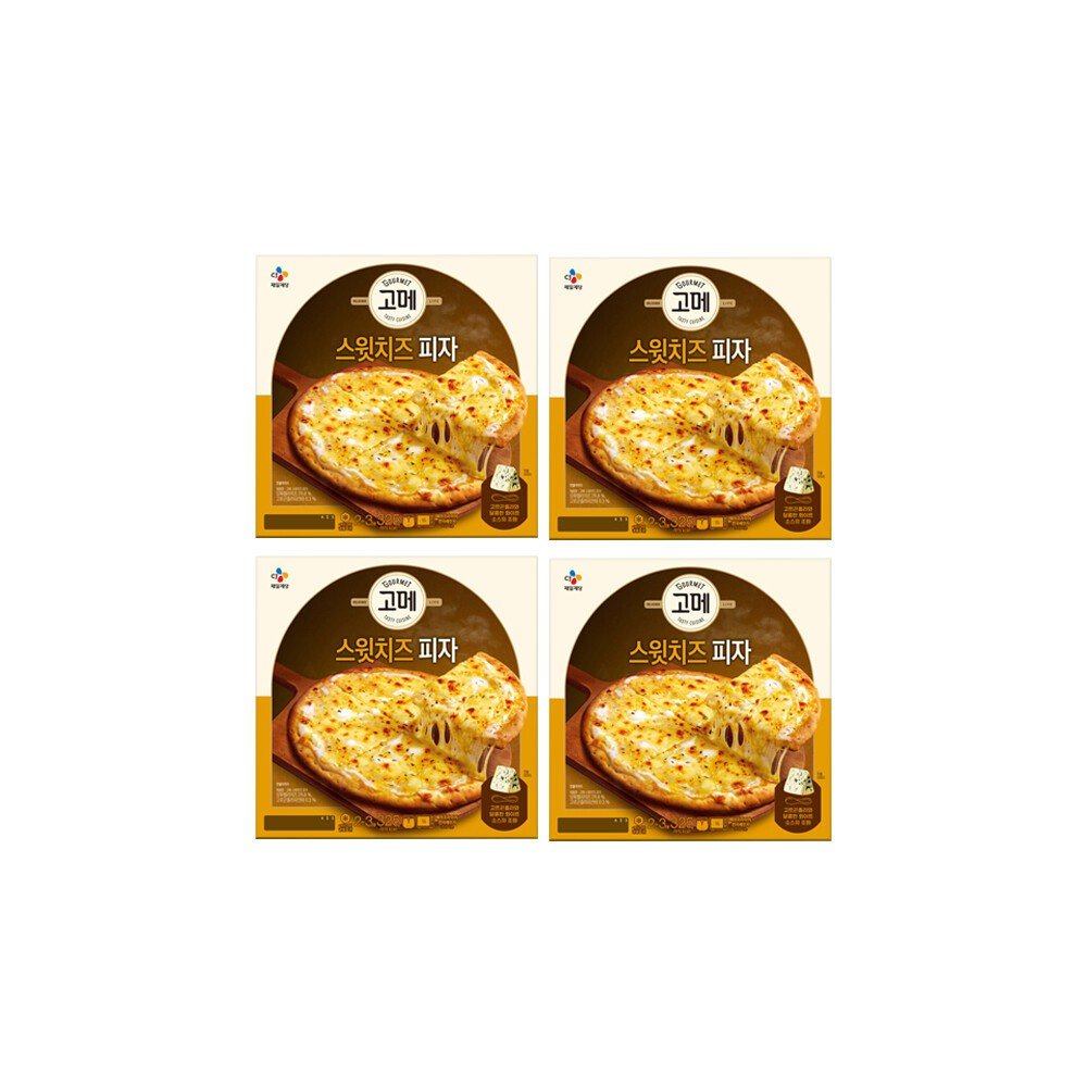 고메 스윗치즈 피자 325G x4개