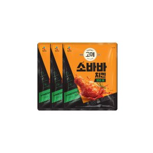 소바바치킨 양념 봉 3개
